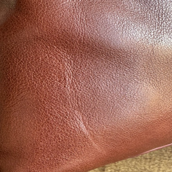 Dooney & Bourke Florentine Large Zip Barlow Tote - Chestnut In Color - Picture 7 of 15